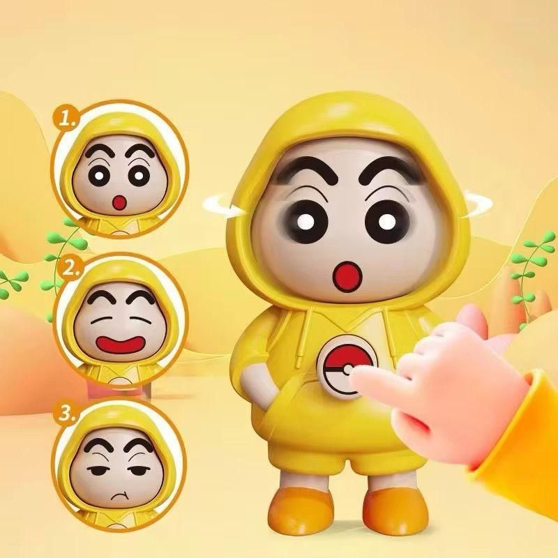 Shinchan Face Rotating Keychain