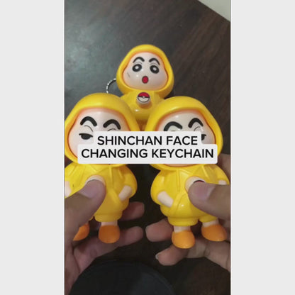 Shinchan Face Rotating Keychain